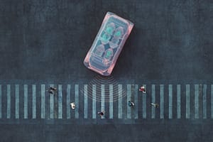 car at intersection